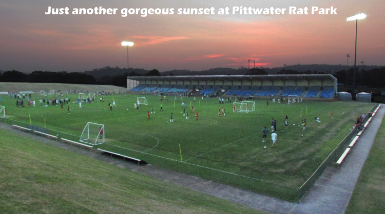 FootballSSG is played at the best venues with the best playing surface and the best lighting. This photo taken at Brookvale Oval, October 2012